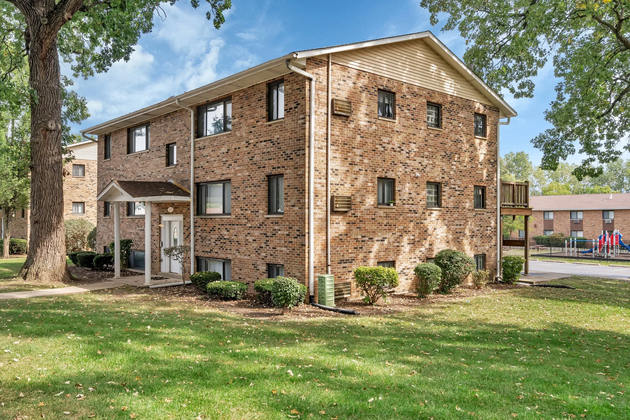Apartment building exterior